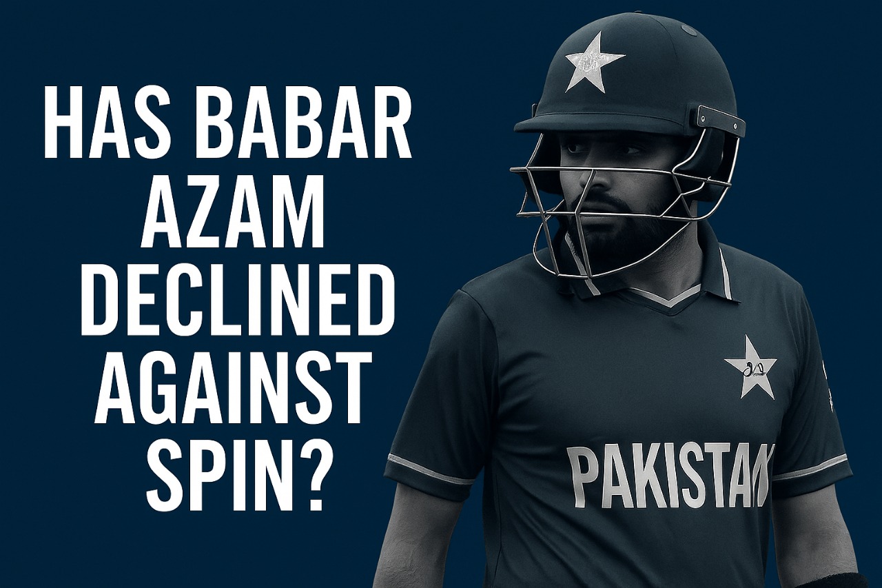 Babar Azam batting against spin bowling - statistical analysis